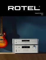 Rotel 2021 catalog 